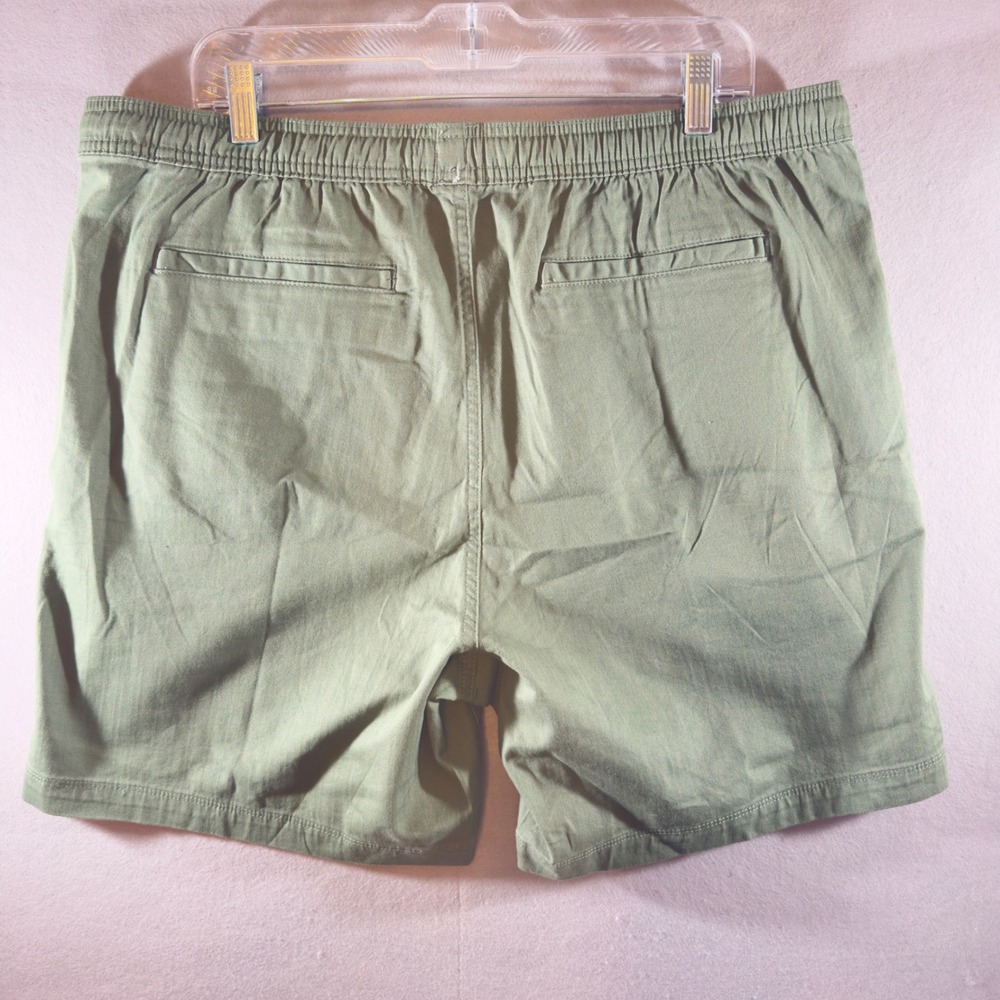439 | NWOT GAP Olive Green Pull On Cotton Blend Drawsring Shors XL - Picture 2 of 9